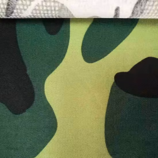 Camouflage Jersey Twill Fabric Fabric Camouflage Printing Softshell Jacquard Fabric