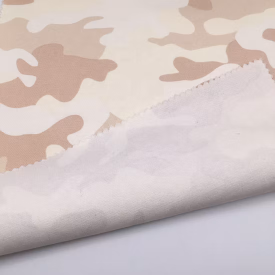 Saudi Arabia Uniform Fabrics Ripstop Checks Desert Camo Anti-Infrared Anti-Tear 65 Poly 35 Cotton Fabric
