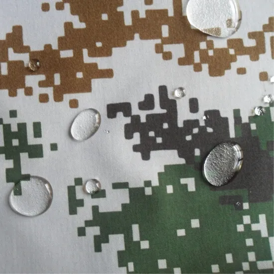 High Quality Top Colorful Blue Green Marine Cotton Polyester Camo Camouflage Print Greta Ripstop Fabric for Workwear 