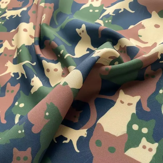 T/C 65/35 20X16 102X60 220GSM Cotton Polyester Camouflage Print Greta Ripstop Fabric for Workwear 