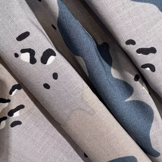 100%Cotton Ripstop Camo Printed Woven Jungle Woodland Camouflage Military Style Uniform Fabric
