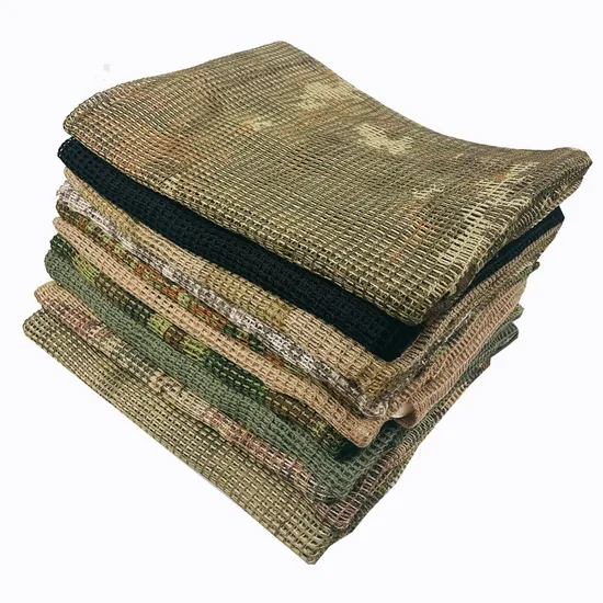 Camouflage Netting Camo Scarf Desert Mesh Scarves for Outdoor Activities 