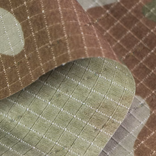 Good Quality Three Color Camouflage Polyester Camo Ripstop Fabric Wholesale Camouflage Printed Ripstop Fabric