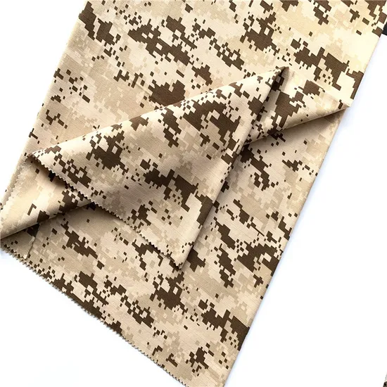 2020 Manufacturer Tc/CVC Woodland/Forest/ Desert Camo Roll of Waterproof Camouflage Fabrics for Uniform 
