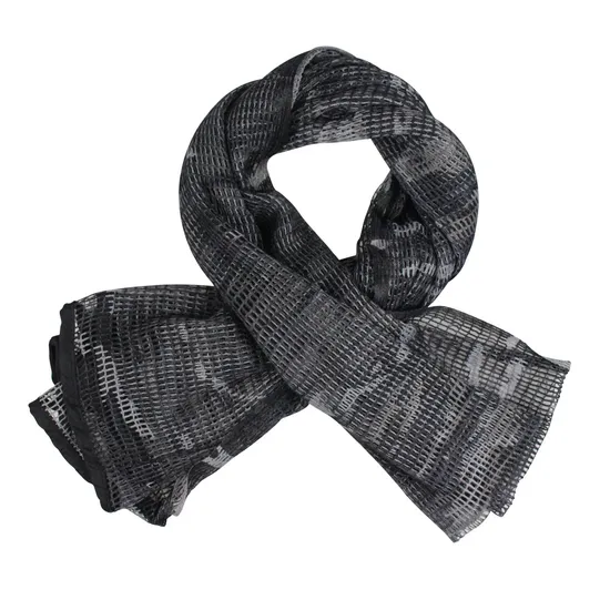 Breathable Outdoor Camouflage Netting Scarf Hunting Neckerchief 