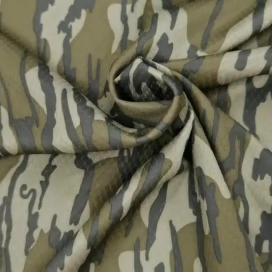 Stretch Hunting Camo Fabric 100% Polyester Football Ribstop Camouflage Printed Jacquard Knitted Hunting Clothing Fabric Poly Spandex Jersey Knitted Fabric 